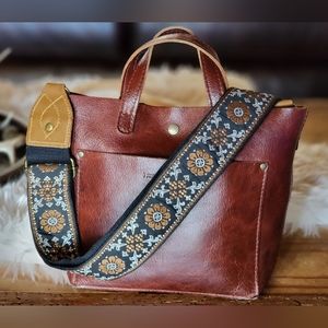 Portland Leather Goods Nutmeg Mini Crossbody